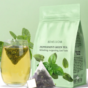 Peppermint green tea